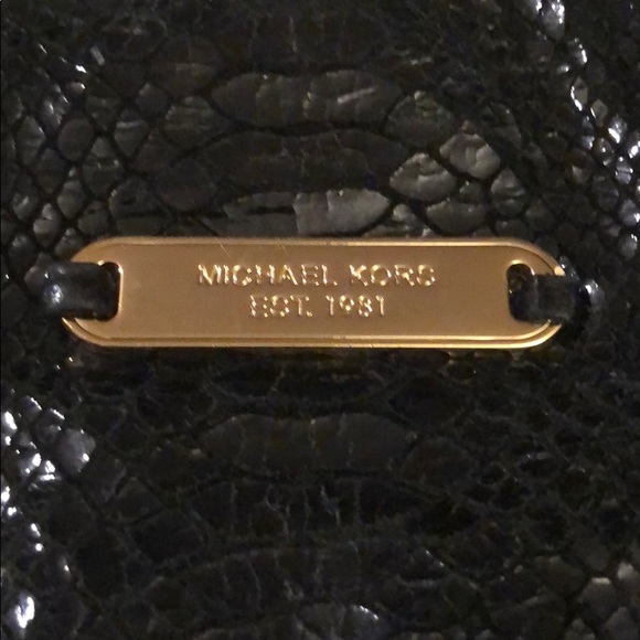 RARE Michael Kors Snake & Chain Link Hobo Bag! - Picture 2 of 8